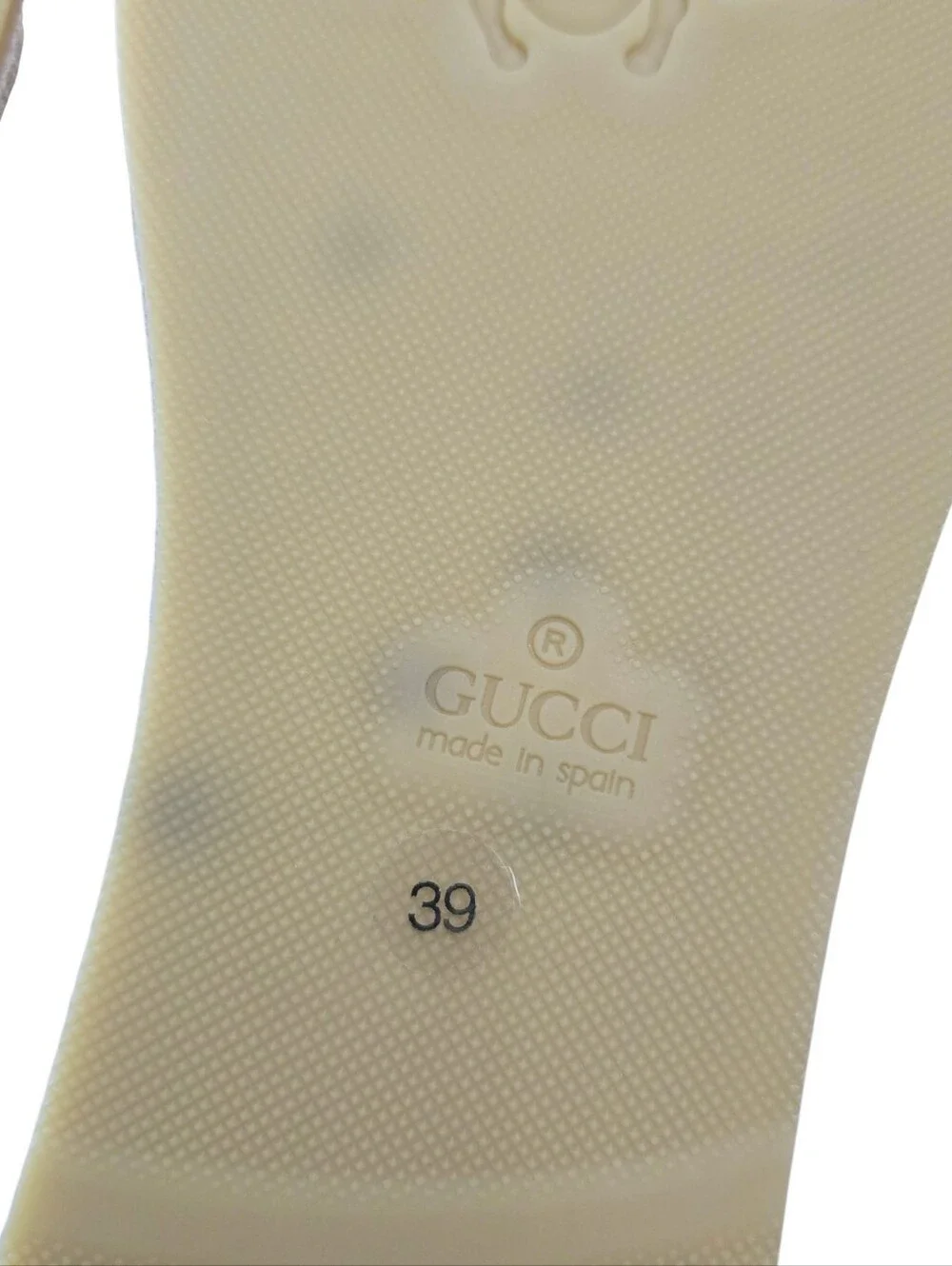 Gucci Embroidered Espadrille Platform Slides